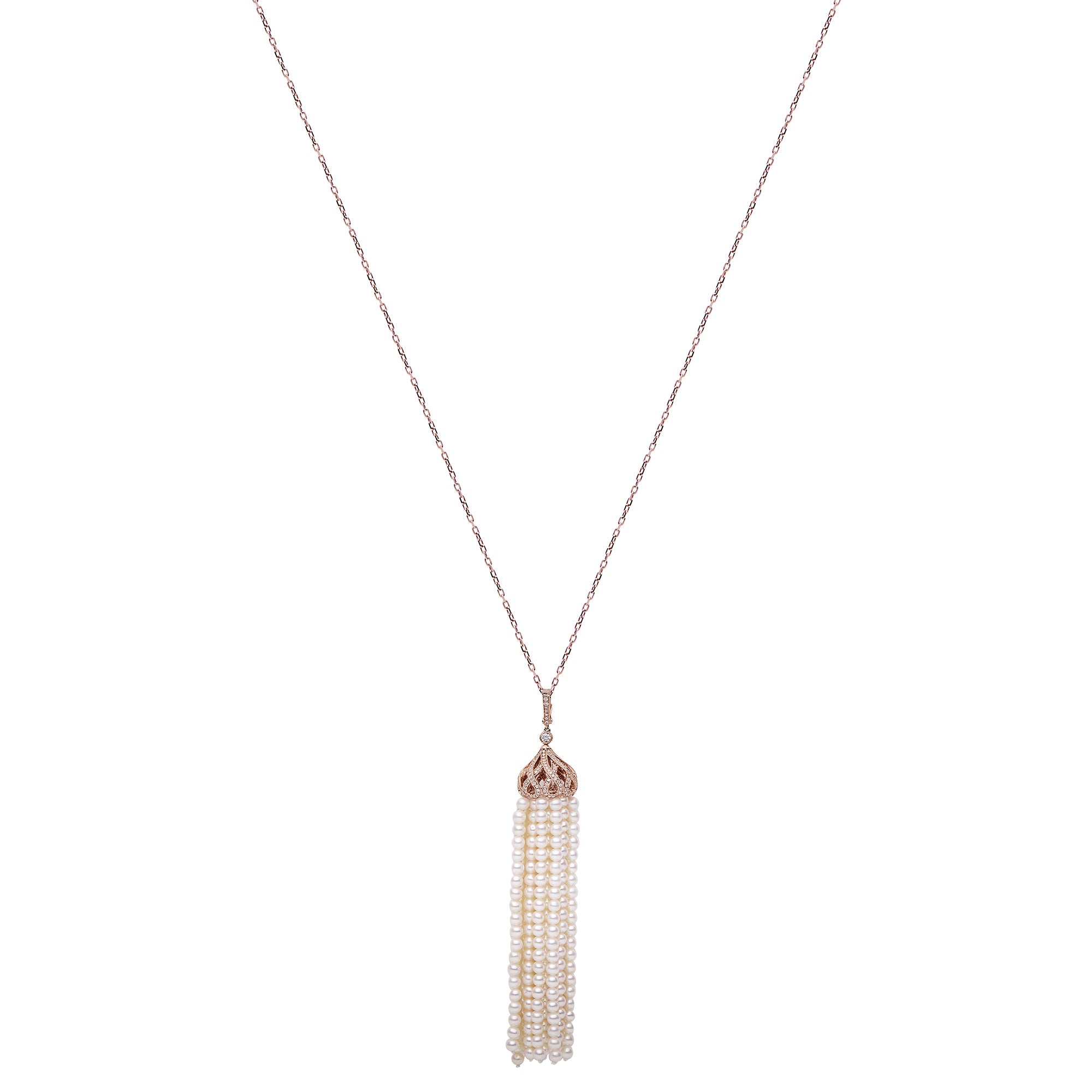 18K Gold Freshwater Pearl Pendant, 0.72ct
