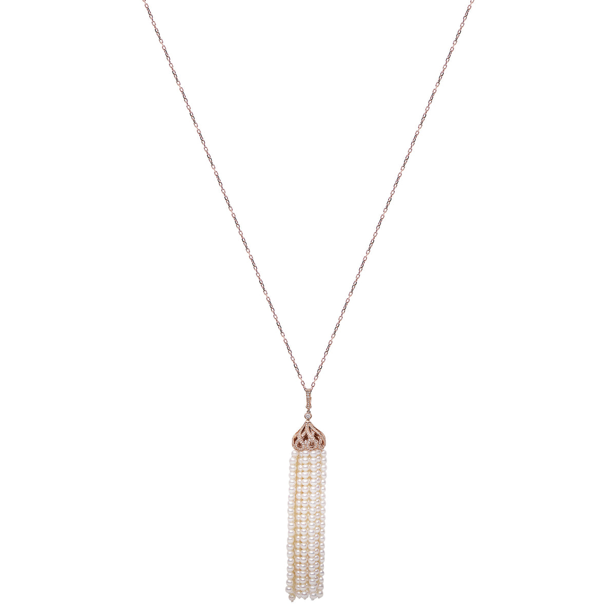 18K Gold Freshwater Pearl Pendant, 0.72ct