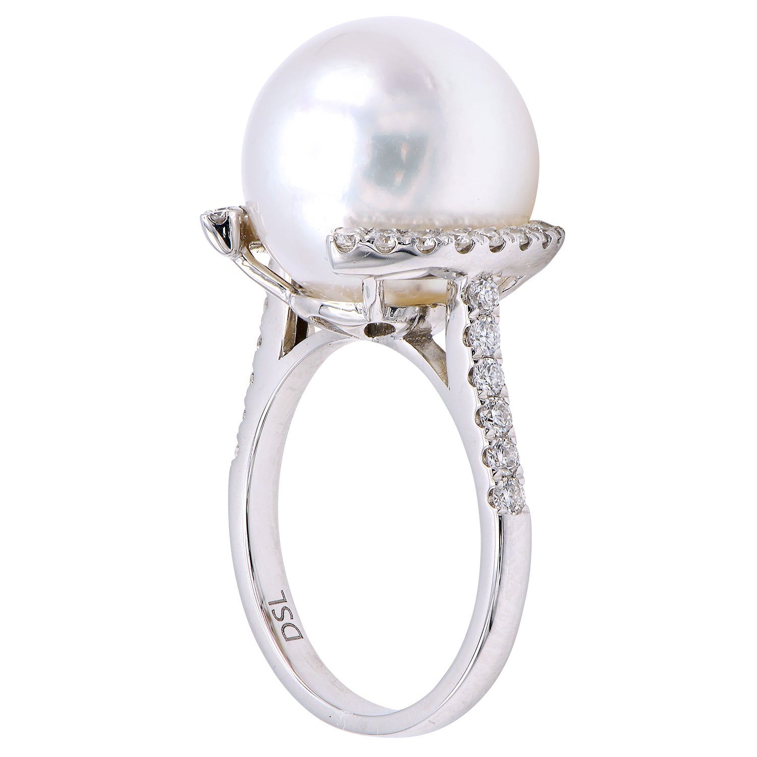 18KW/3.9G S.Sea Ring 30RD-0.53CT 13-14mm