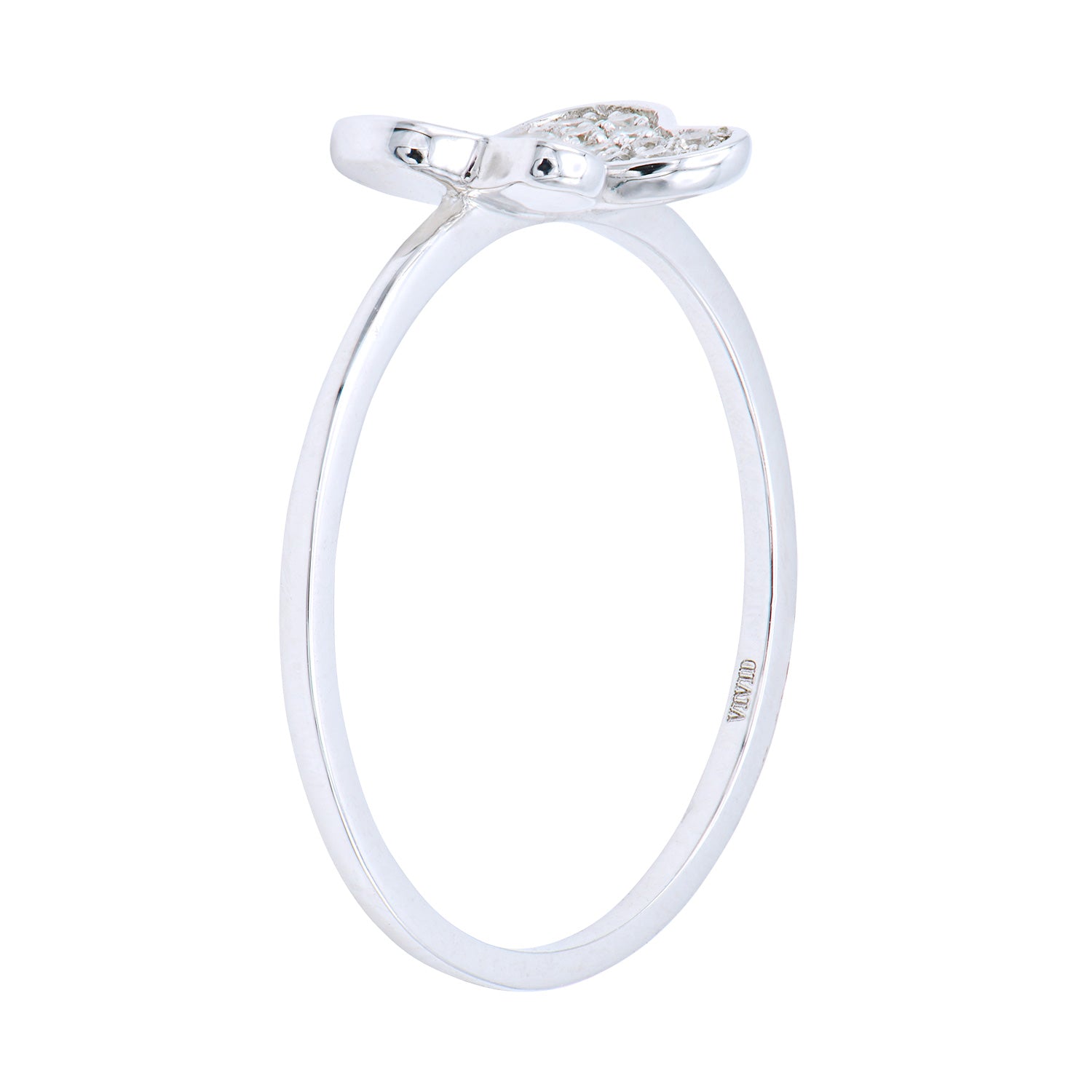 18K White Gold Fashion Diamond Ring, 0.15ct