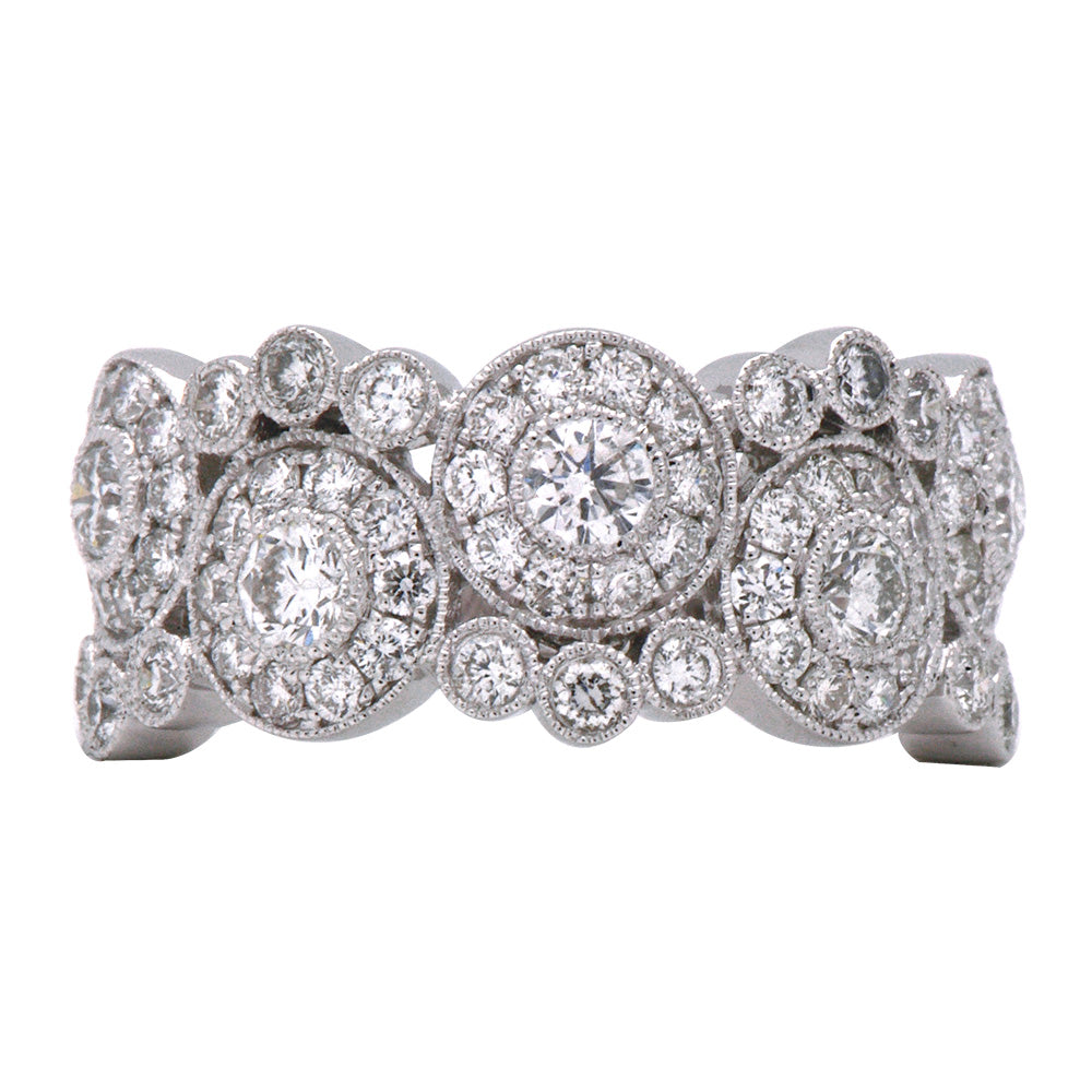 18KW Fashion Diamond Ring