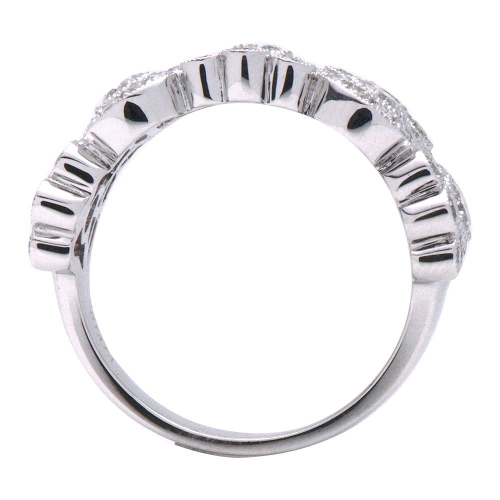 18K White Gold Fashion Diamond Ring, 1.57ct