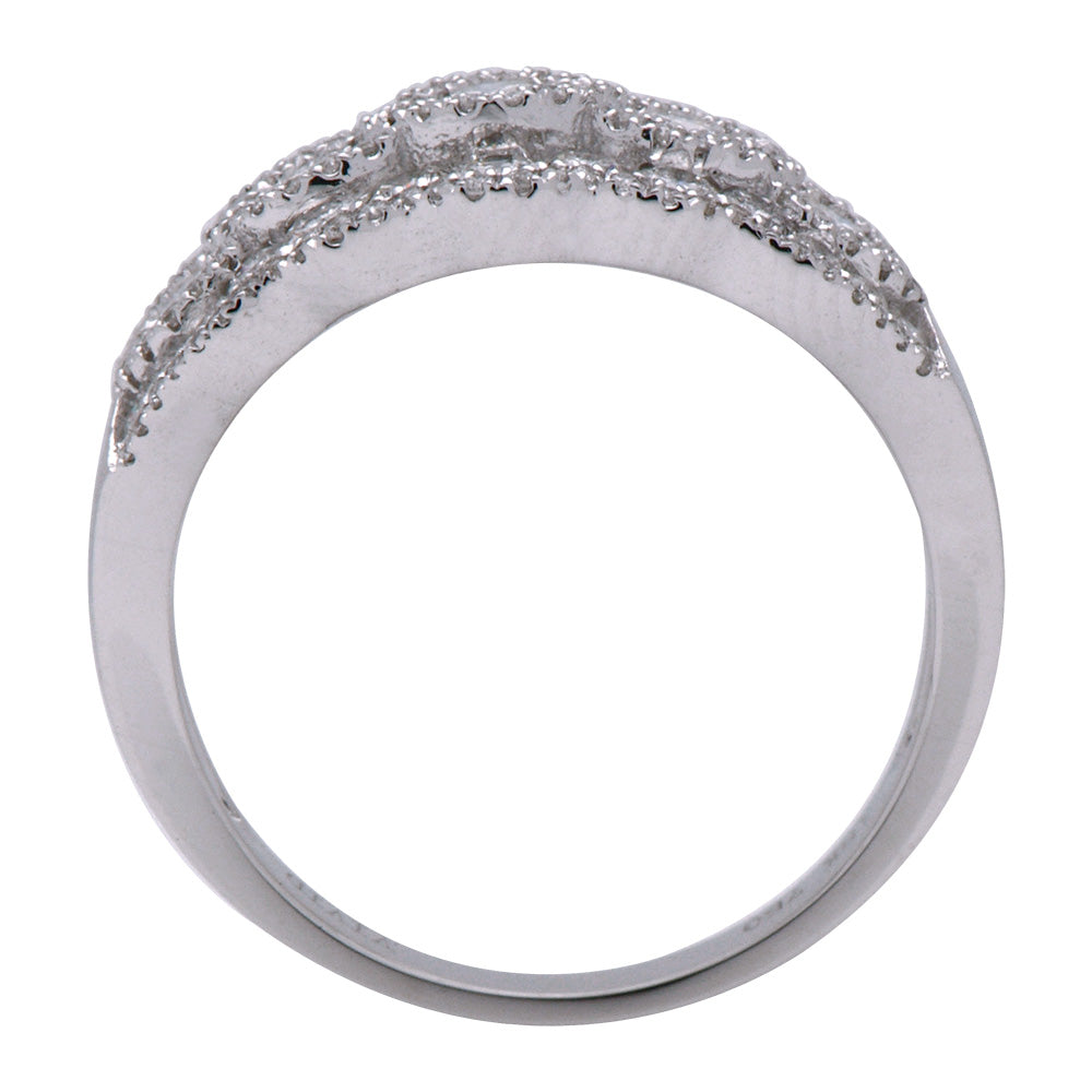 18K White Gold Fashion Diamond Ring, 1.06ct