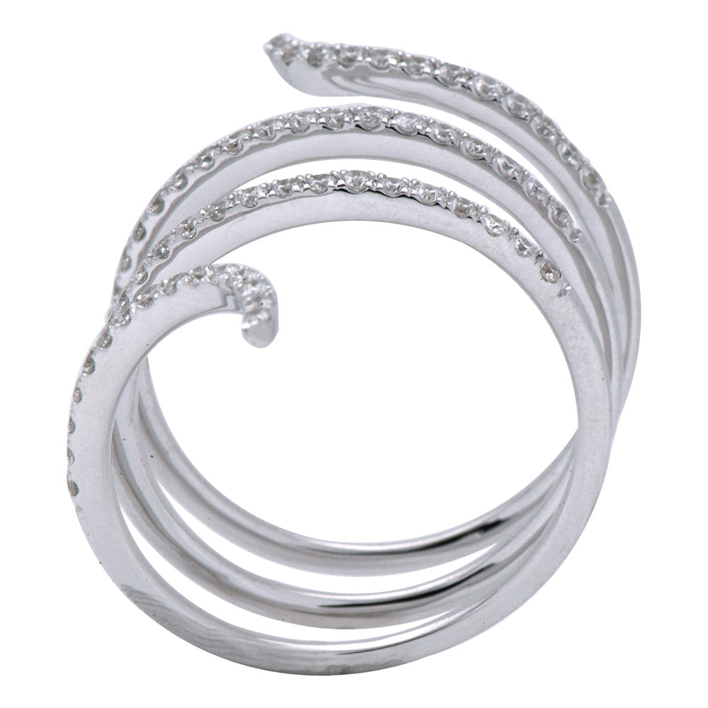 18K White Gold Fashion Diamond Ring, 0.5ct