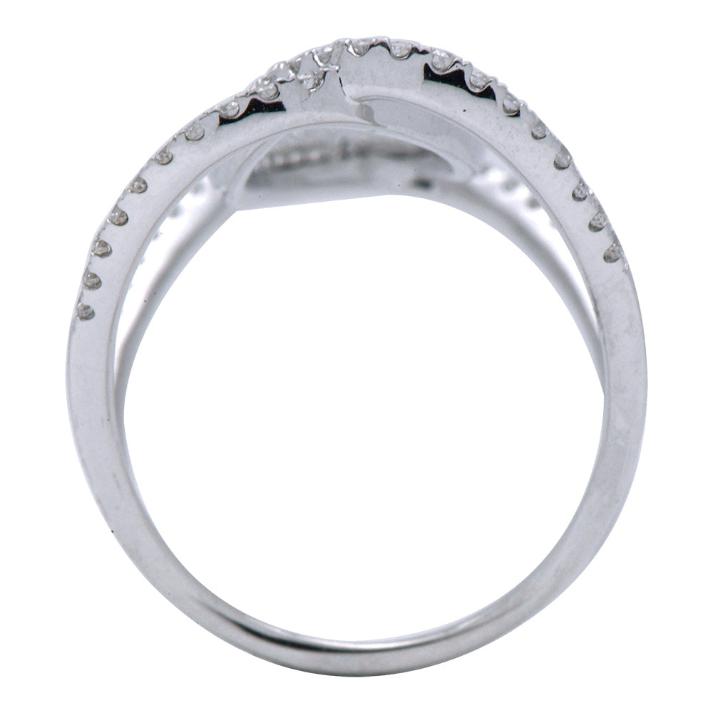 18K White Gold Fashion Diamond Ring, 0.27ct