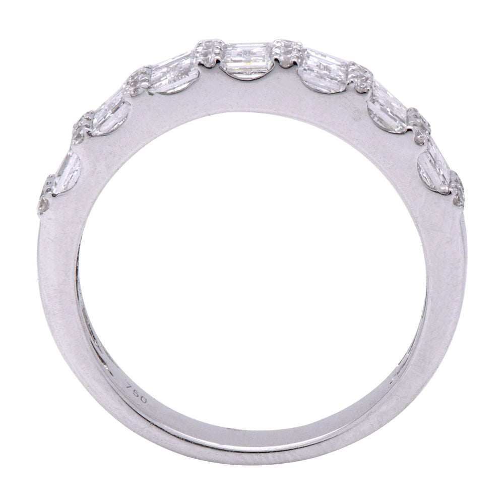 18K White Gold Fashion Diamond Ring, 0.69ct
