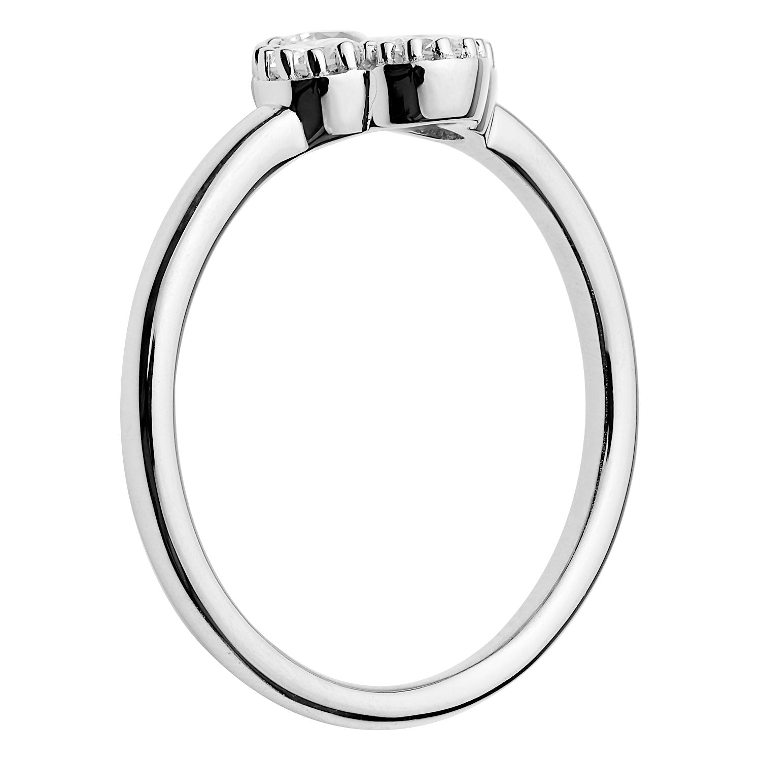 18K White Gold Fashion Diamond Ring, 0.56ct