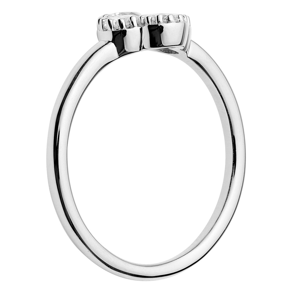 18K White Gold Fashion Diamond Ring, 0.56ct
