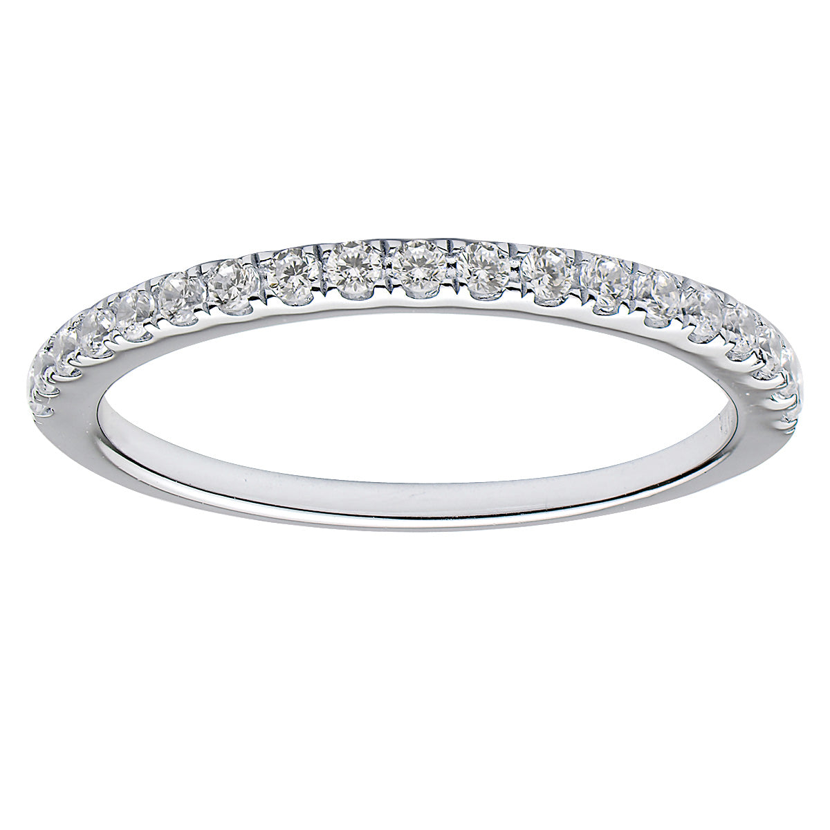 18KW Diamond Band
