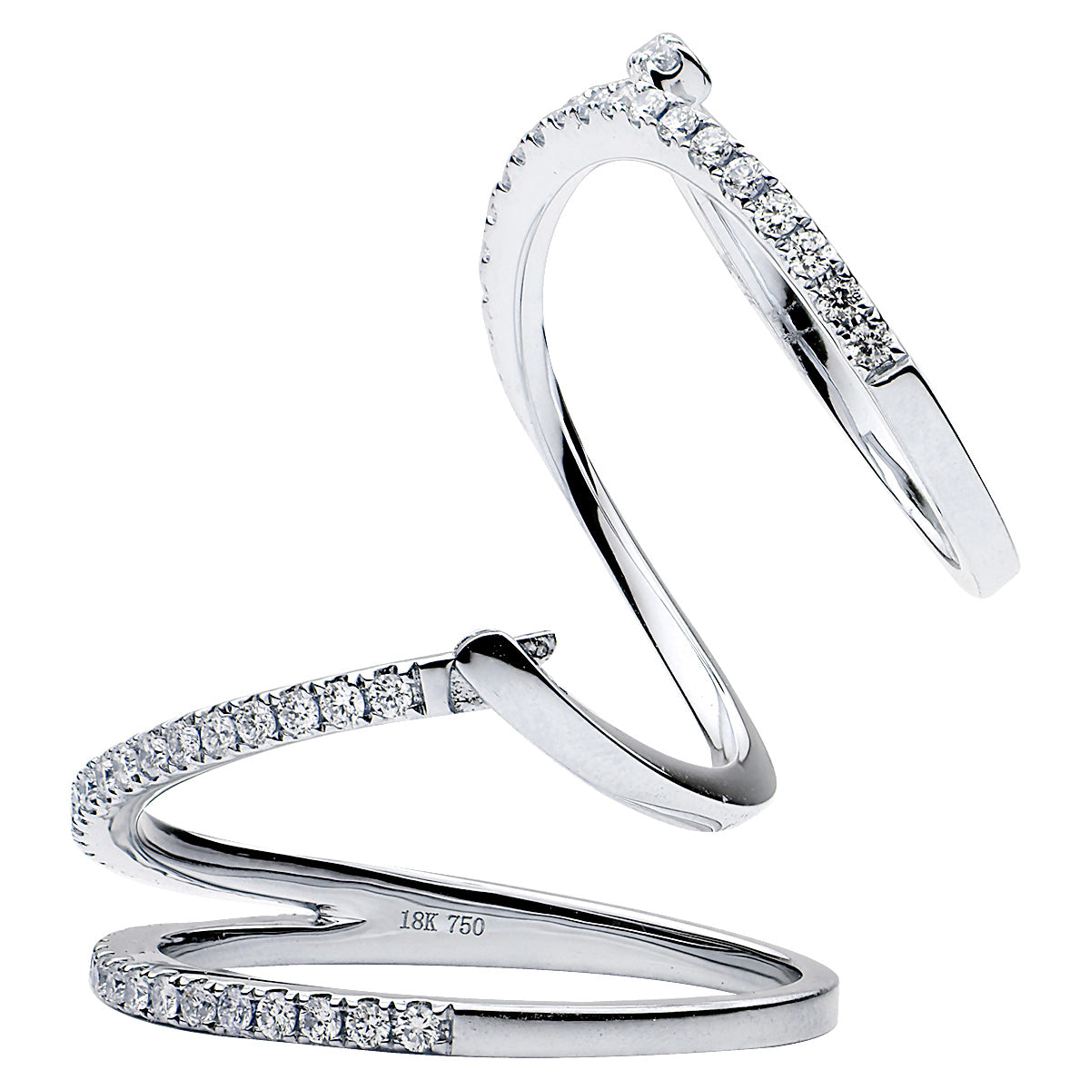18KW Fashion Diamond Ring