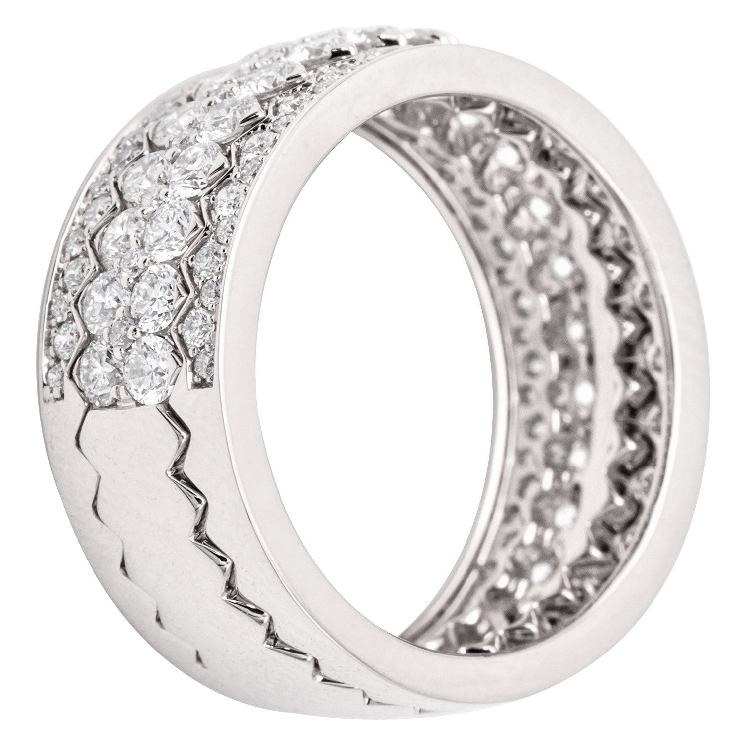 18K White Gold Fashion Diamond Ring, 1.79ct