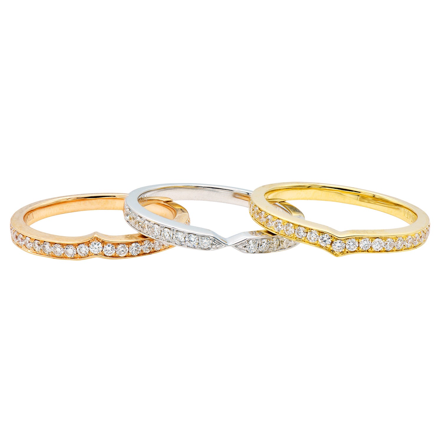 18K White GoldRY Diamond Band, 0.67ct