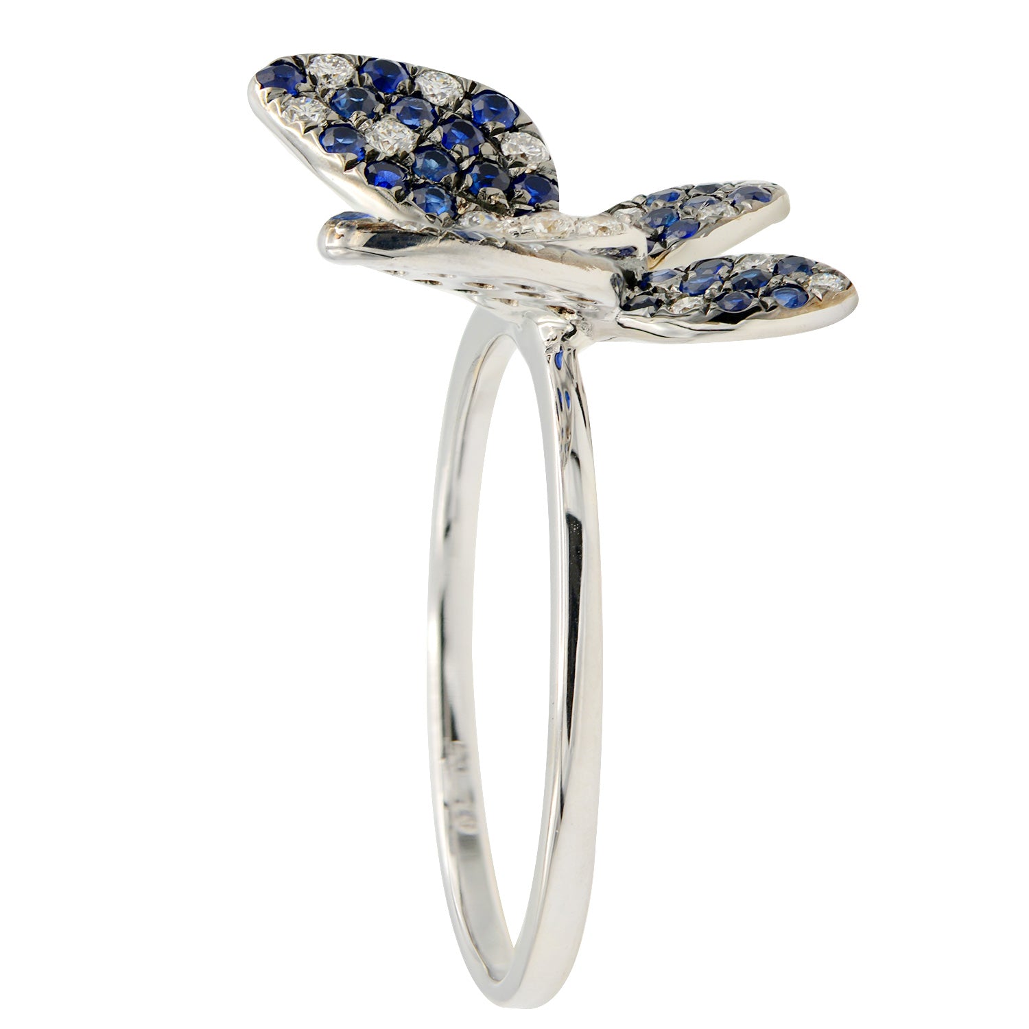 18KW Blue Sapphire Fashion Ring