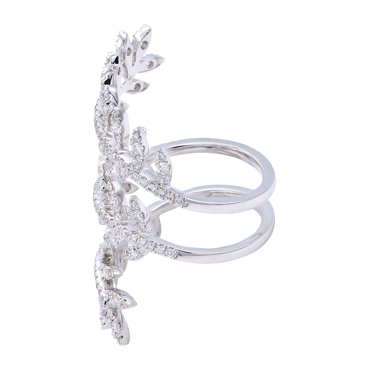 18K White Gold Fashion Diamond Ring, 0.98ct