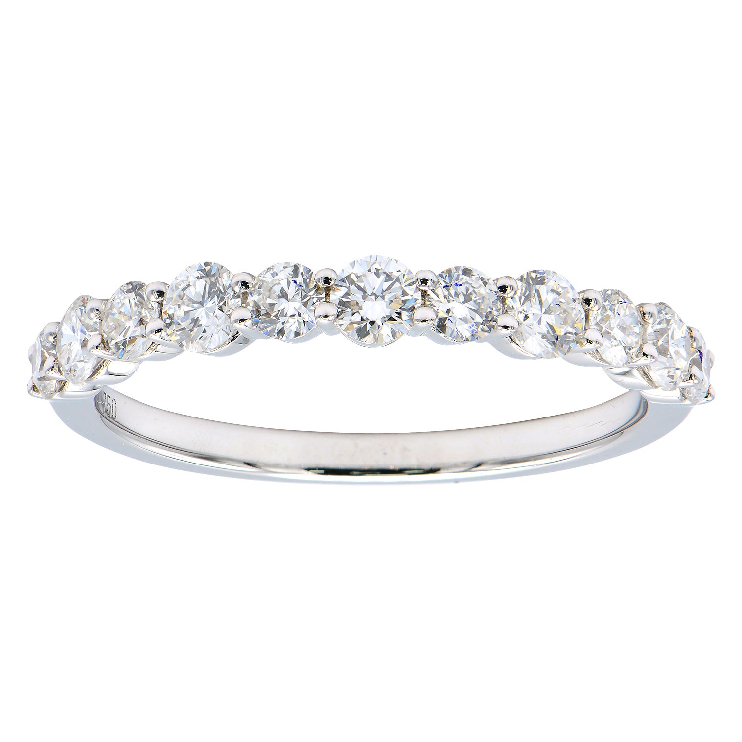 18KW Diamond Band