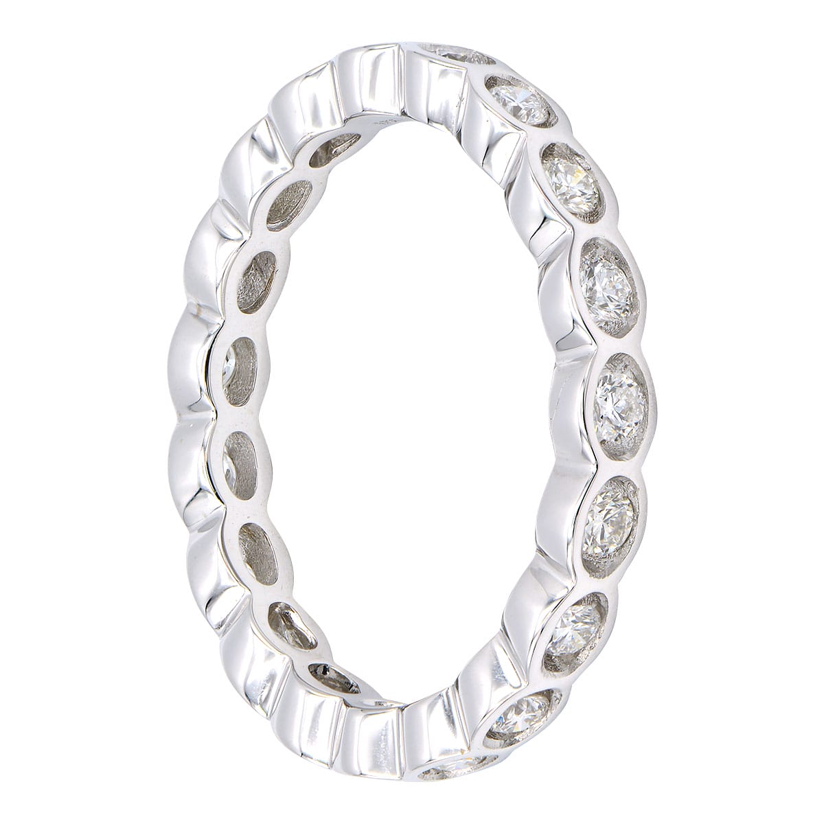 18K White Gold Fashion Diamond Ring, 0.51ct