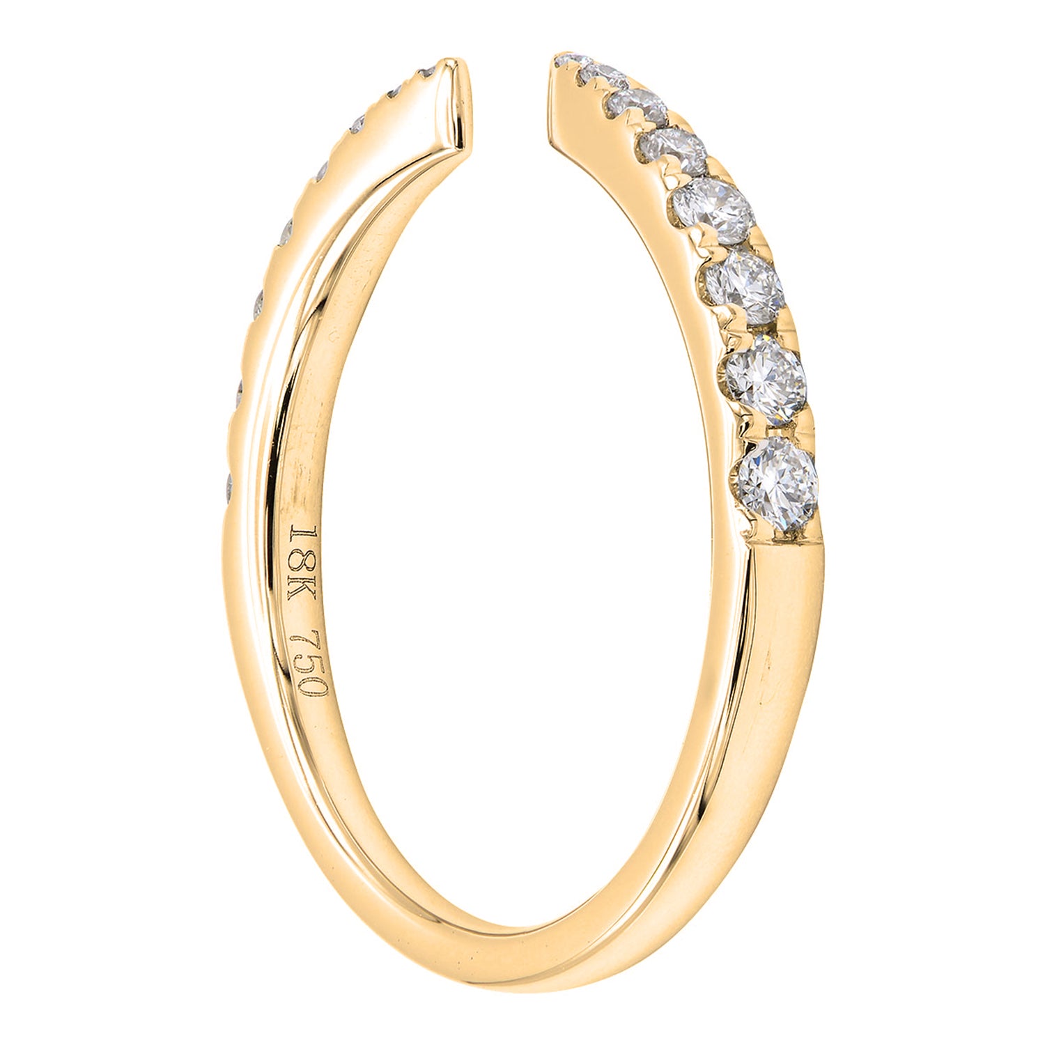 14K Yellow Gold Claw Ring, 0.32ct