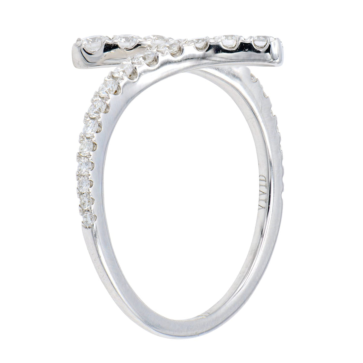 18K White Gold Fashion Diamond Ring, 0.45ct