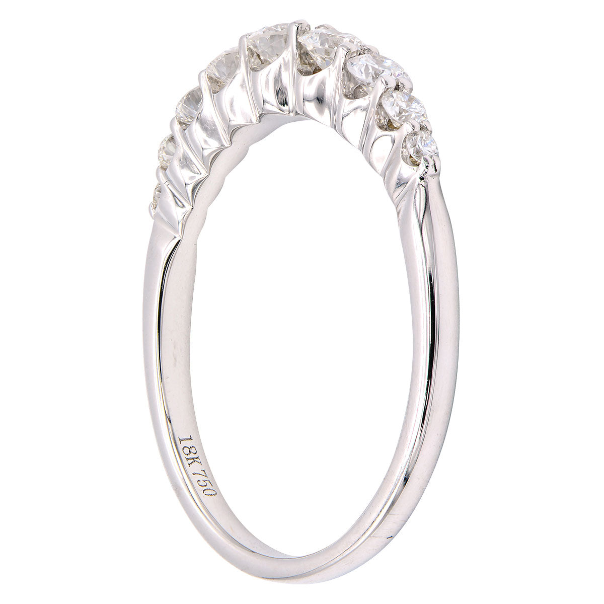 18K White Gold Fashion Diamond Ring, 0.49ct