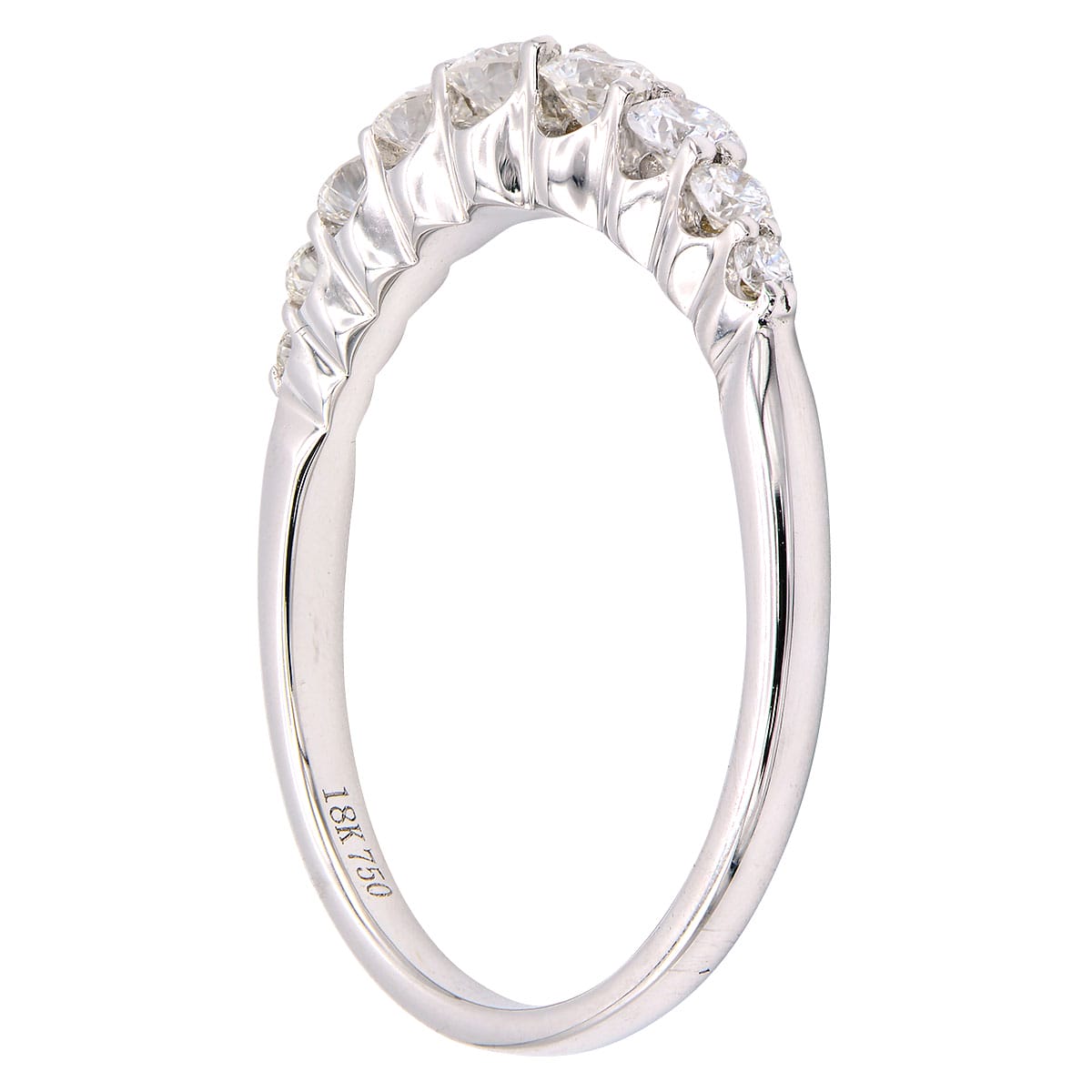 18K White Gold Fashion Diamond Ring, 0.49ct