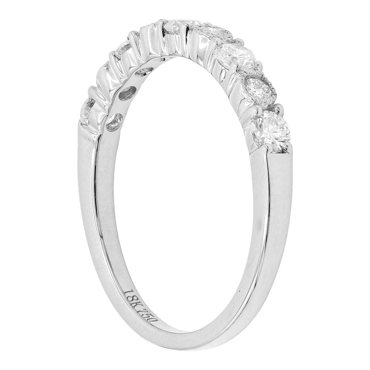 18K White Gold Fashion Diamond Ring, 0.48ct