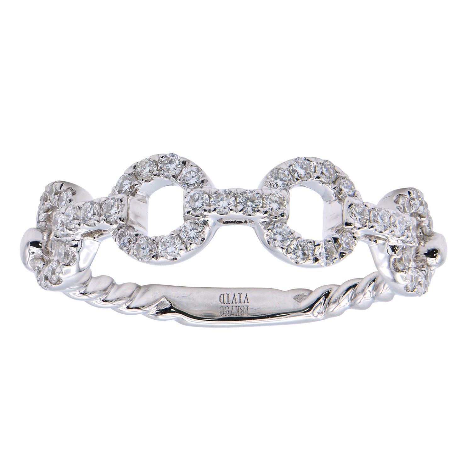 18KW Fashion Diamond Ring