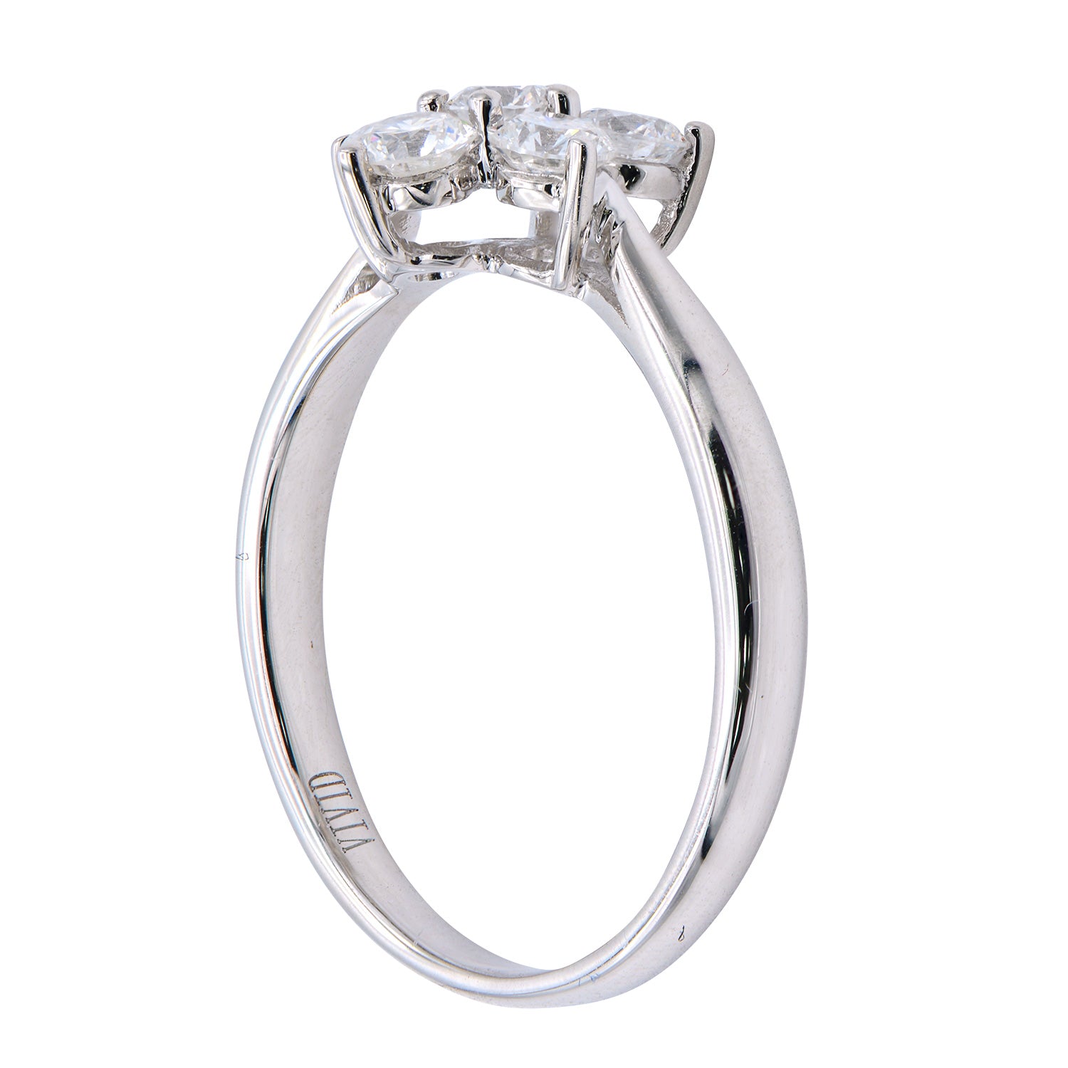 18K White Gold Fashion Diamond Ring, 0.72ct