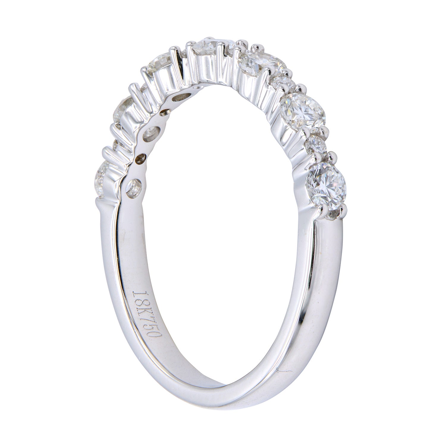 18K White Gold Fashion Diamond Ring, 0.69ct