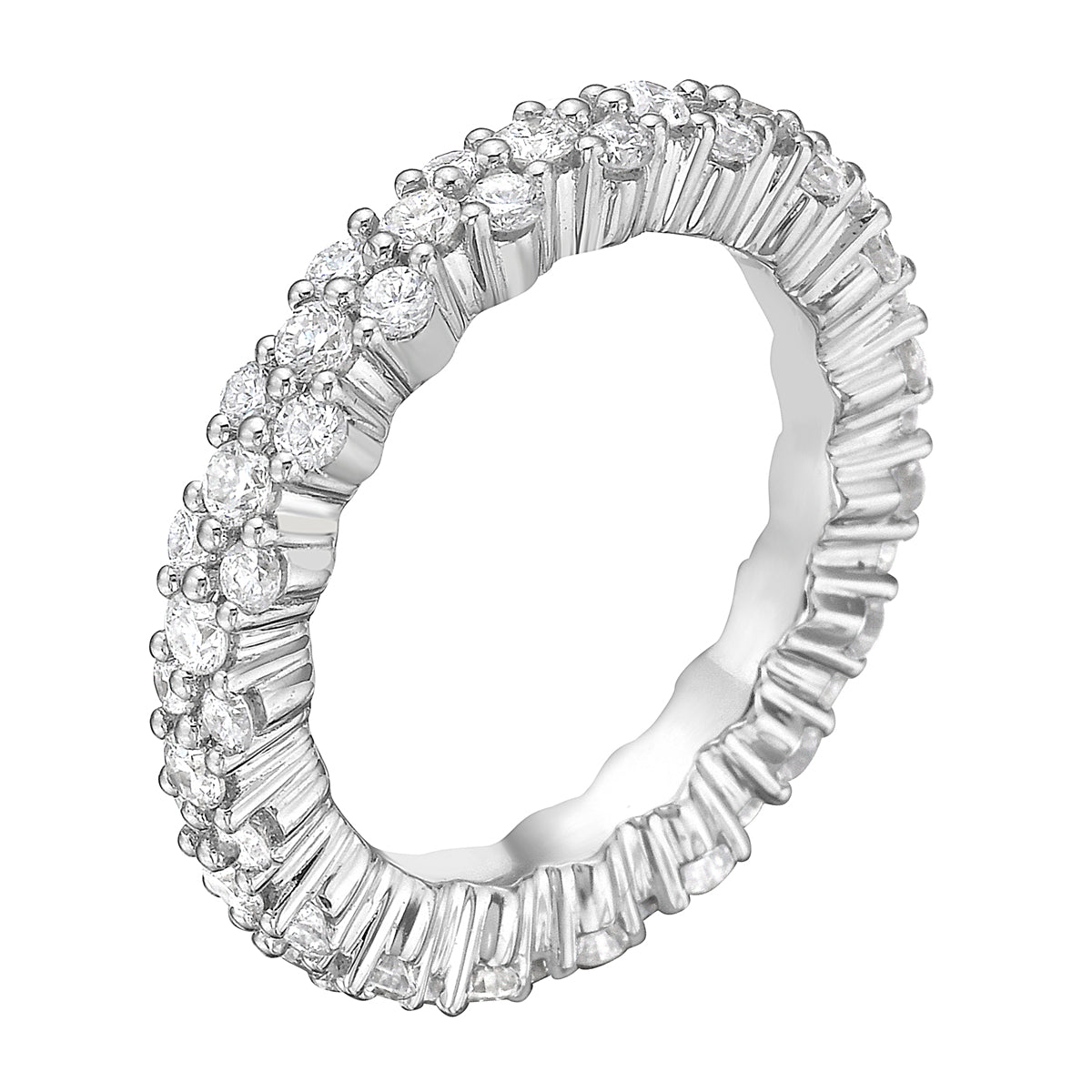 18K White Gold Diamond Ring, 1.27ct