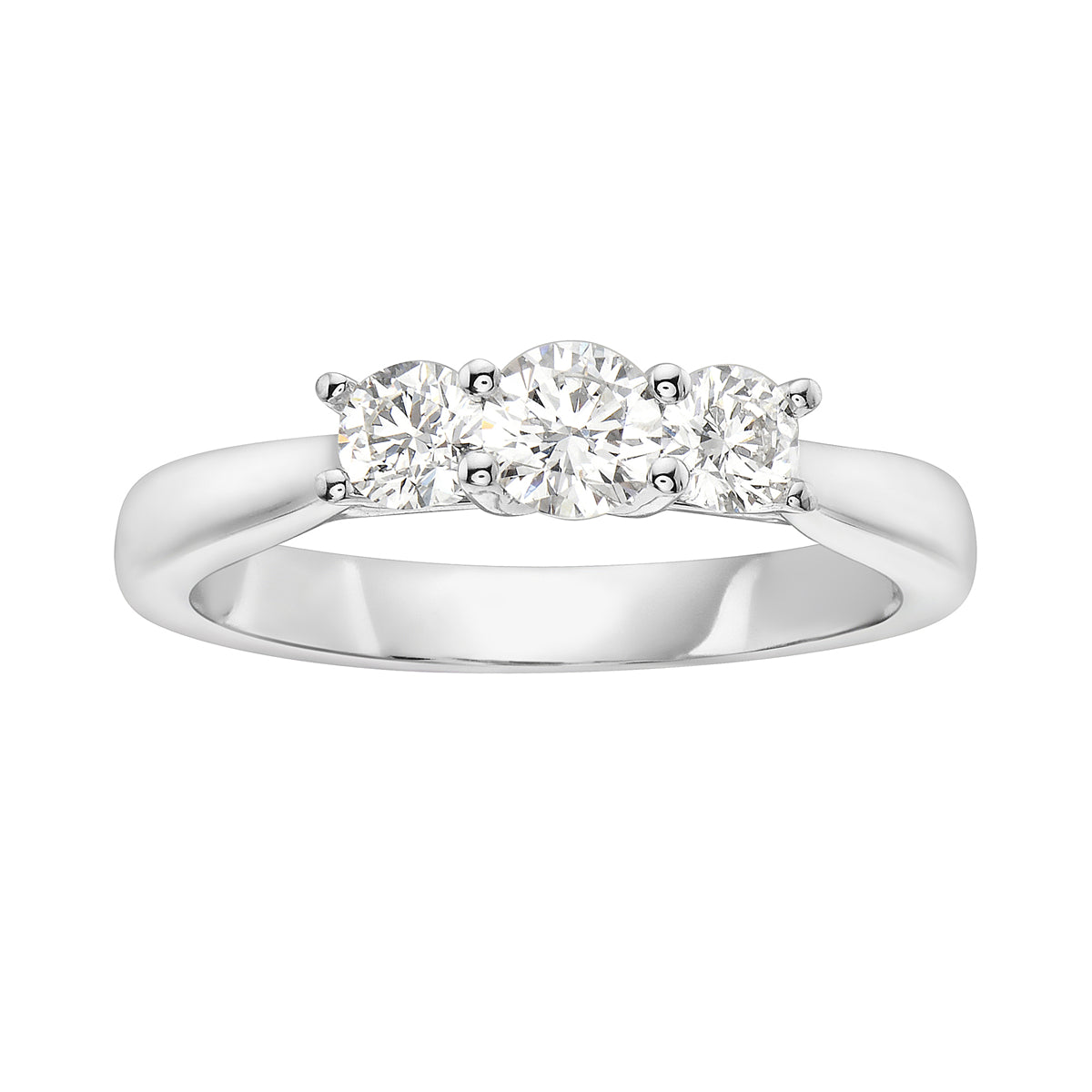 Ring 18KW/4.2G 1RD-0.28CT 2RD-0.36CT