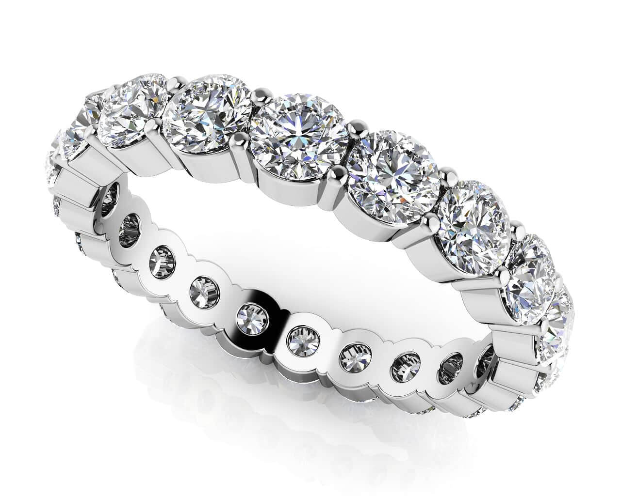 R055329A-65 - Ring 18KW/3.62G 16RD-4.15CT SIZE-6.5