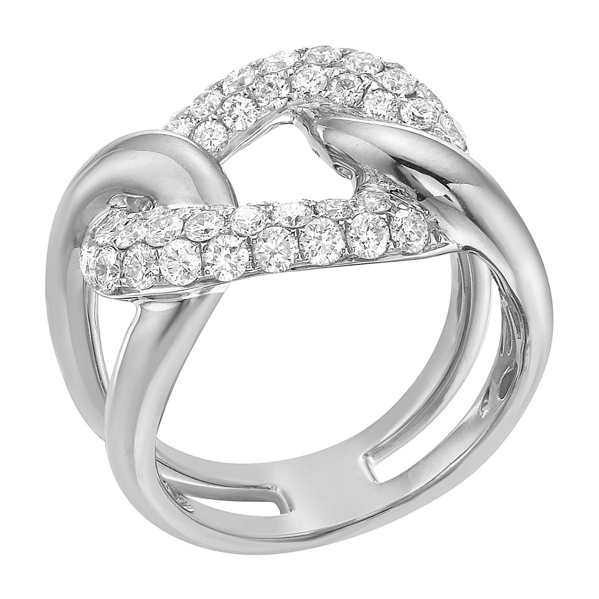 18K White Gold Diamond Ring, 1.3ct