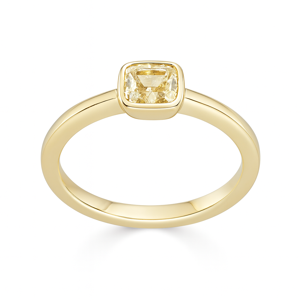R056176Y - Ring 18KY/2.7G 1YD-0.45CT