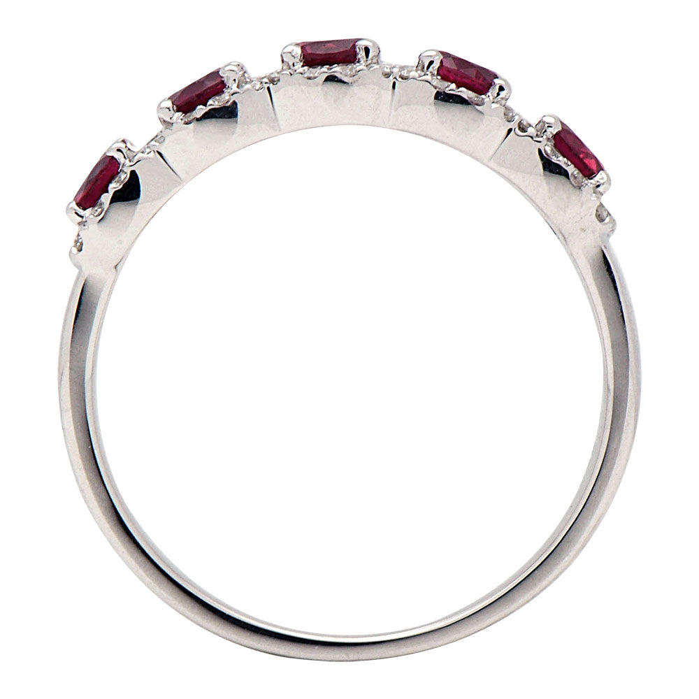 18KW Ruby Ring