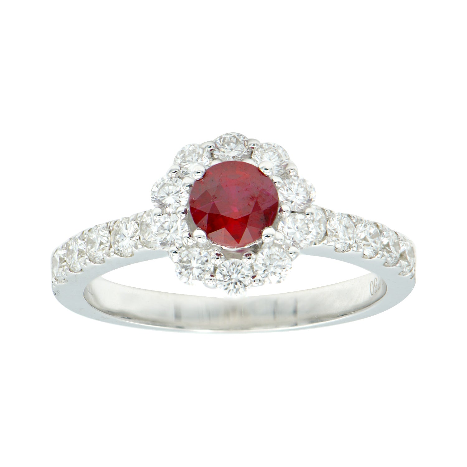 18KW Ruby Ring