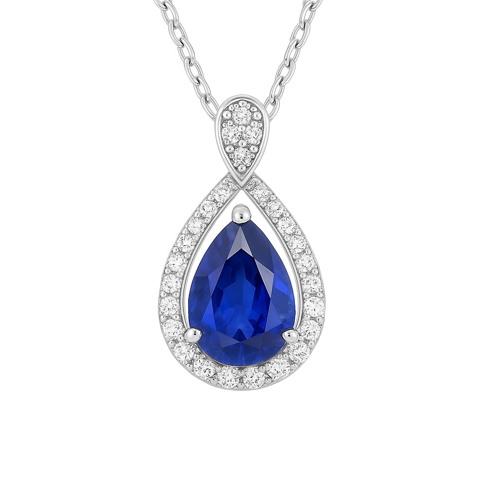 SP055983 - Pendant 18KW/1.5G 1SAPP-1.76CT 43RD-0.18CT