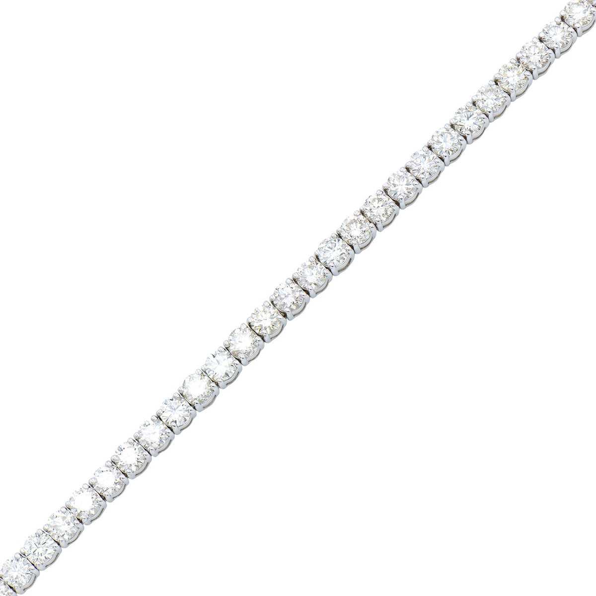 Platinum Diamond Tennis Bracelet, 20ct