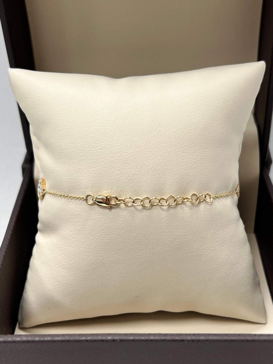 AB153510BY - Bracelet 14KY/5.4G 20RD-1.41CT 105RD-0.50CT
