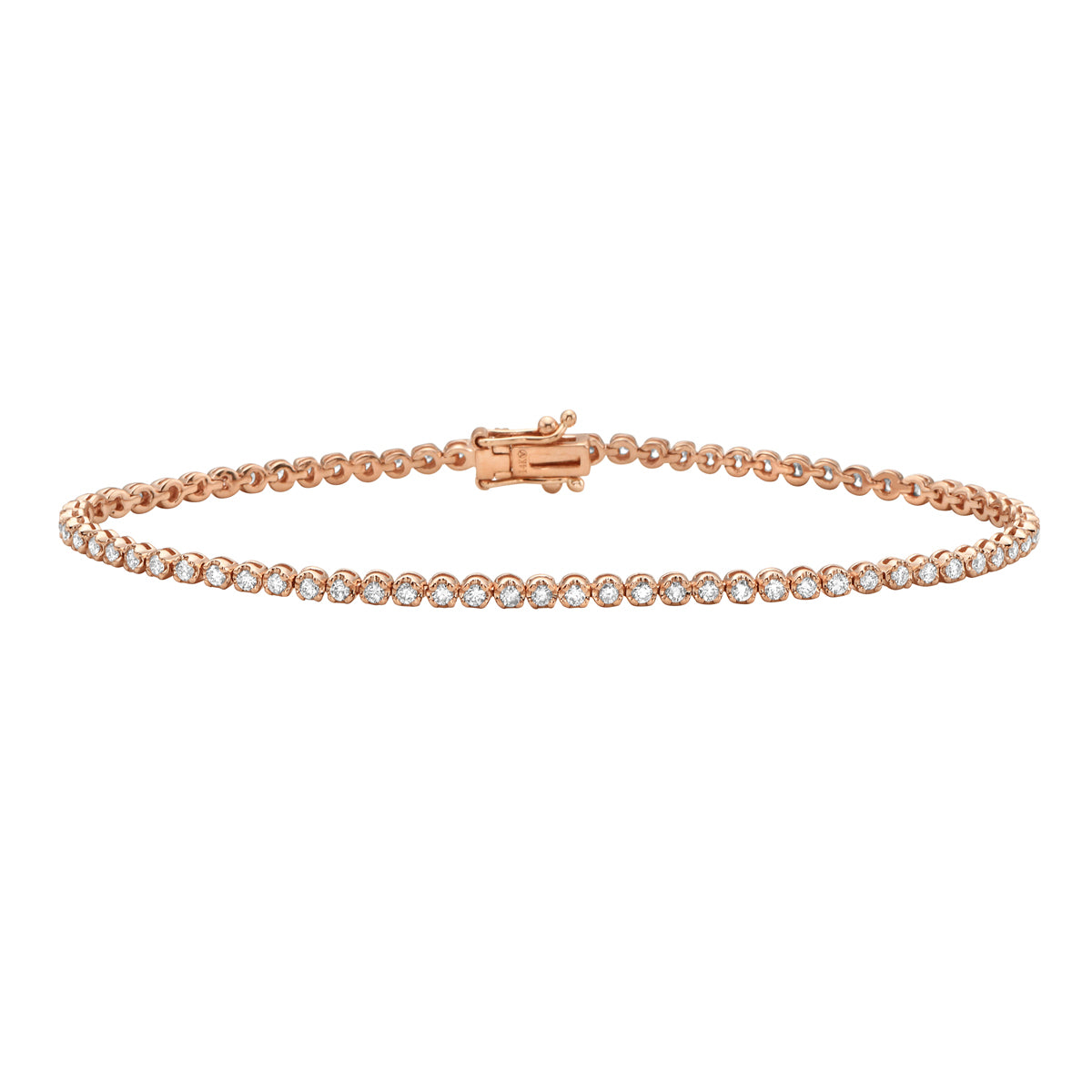 14K Rose Gold Diamond Jamie Tennis Bracelet