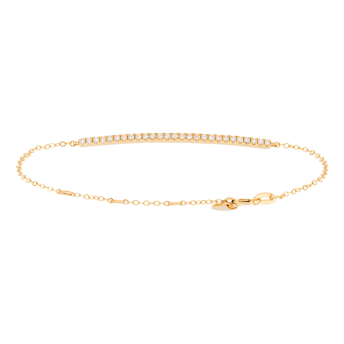 14K Rose Gold Diamond Bracelet, 0.45ct