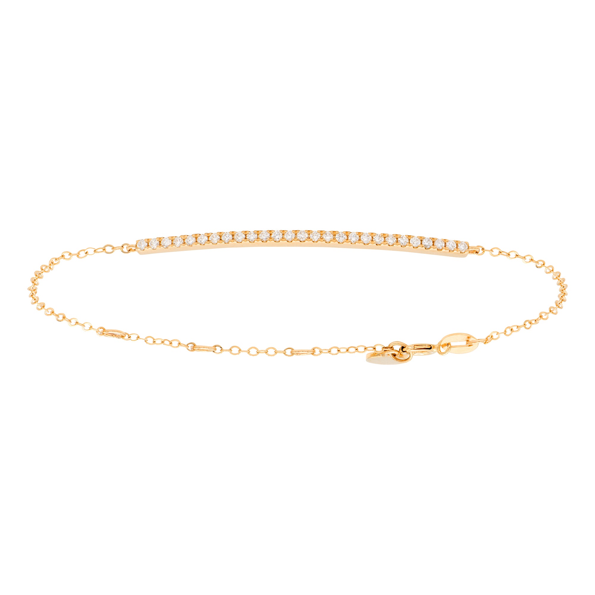 14K Rose Gold Diamond Bracelet, 0.45ct