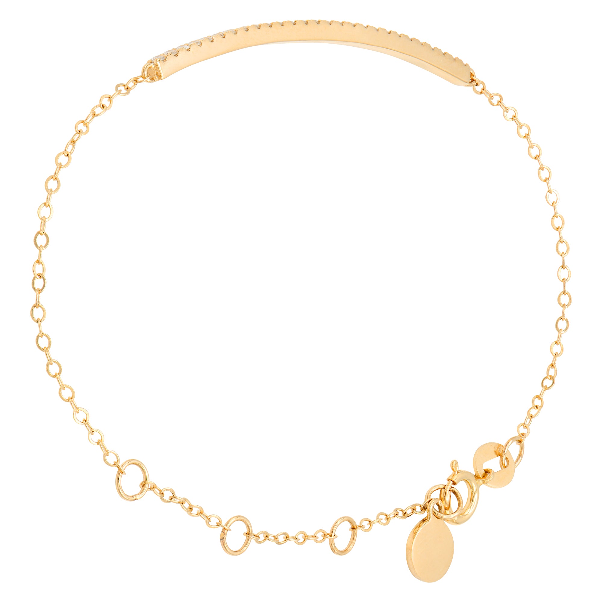 14K Rose Gold Diamond Bracelet, 0.45ct