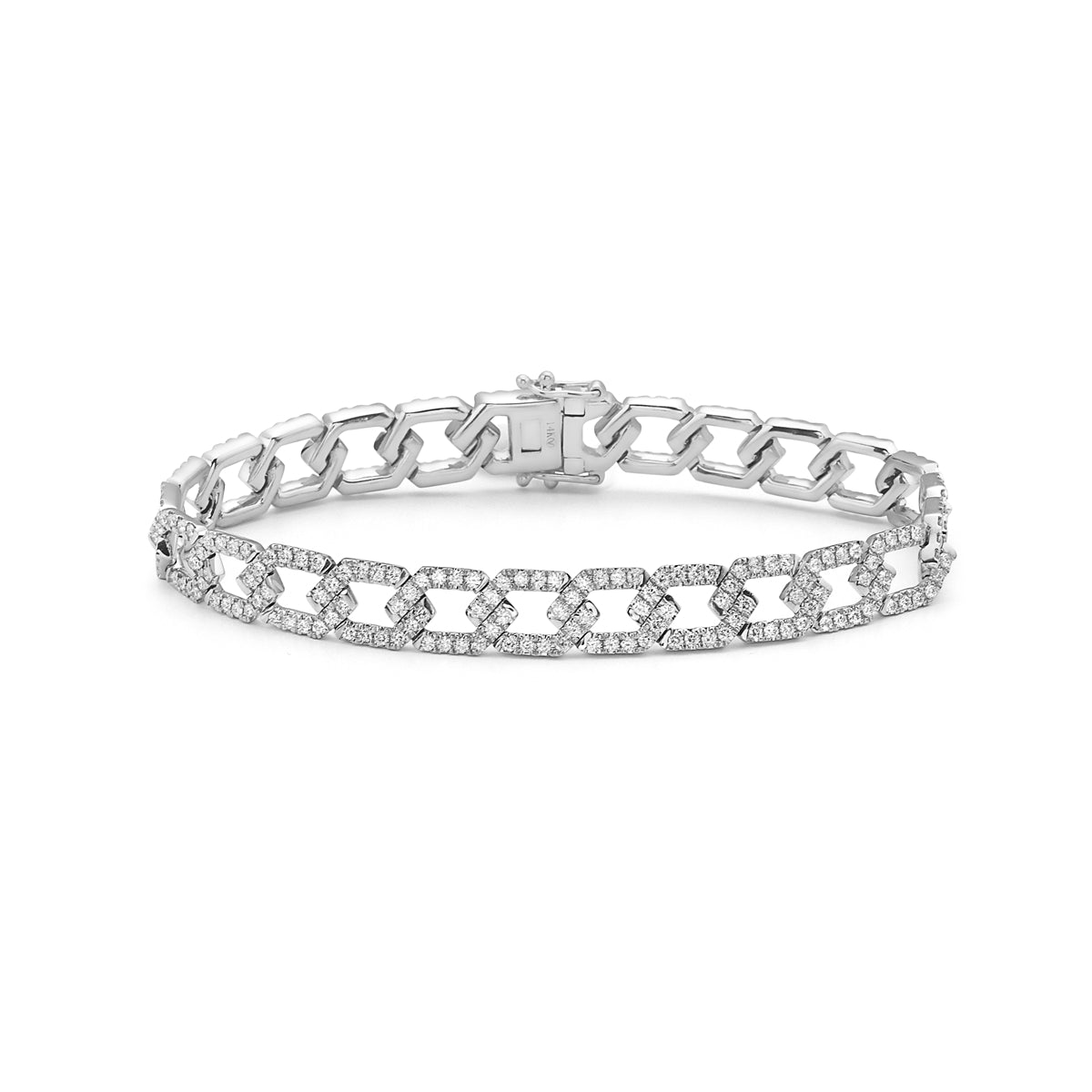 Bracelet 18KW/17.8G 304RD-3.1CT