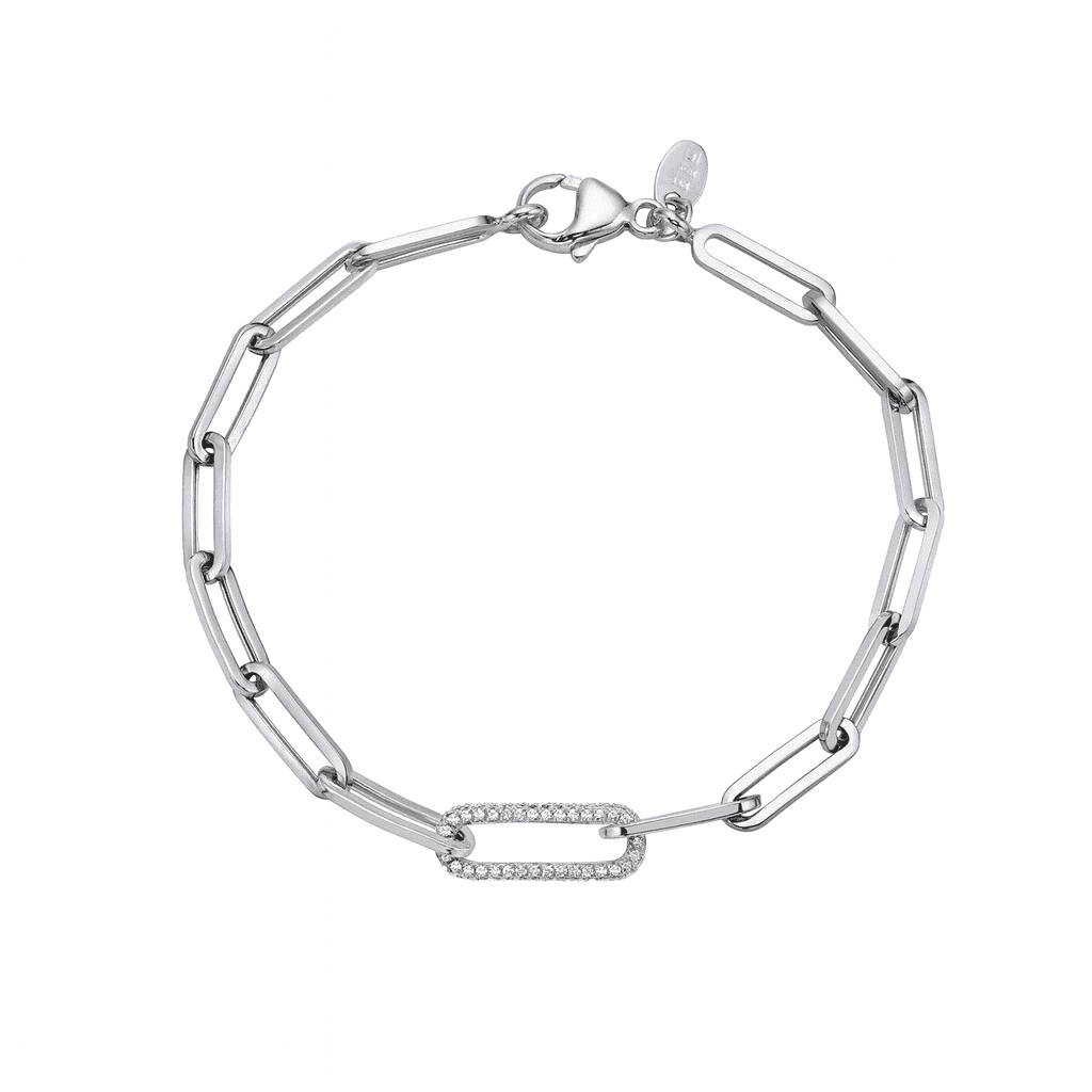 14K White Gold Diamond Bracelet, 0.36ct