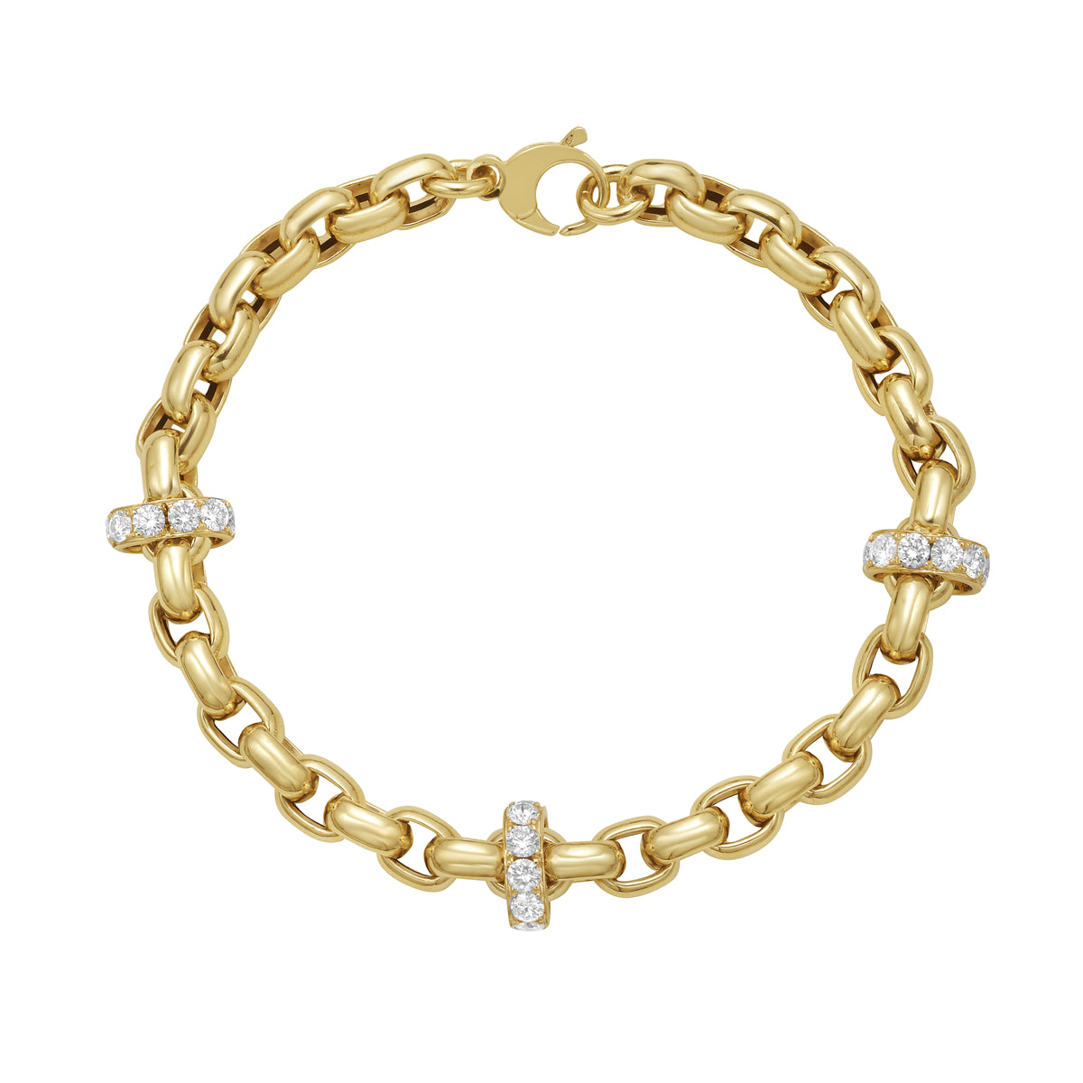 Bracelet 14KY/8.0G 30RD-2.12CT