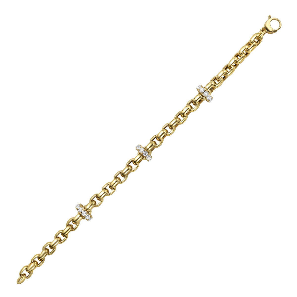 Bracelet 14KY/8.0G 30RD-2.12CT