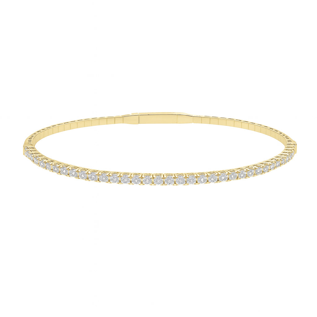AB155830Y - Bracelet 14KY/2G 41RD-1.19CT