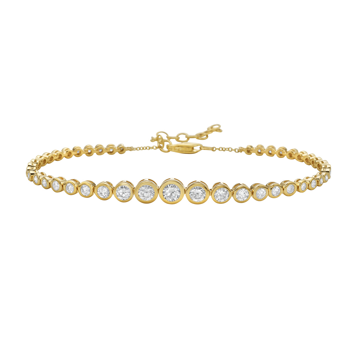 Bracelet 14KY/5.1G 3RD-0.51CT 40RD-1.12CT