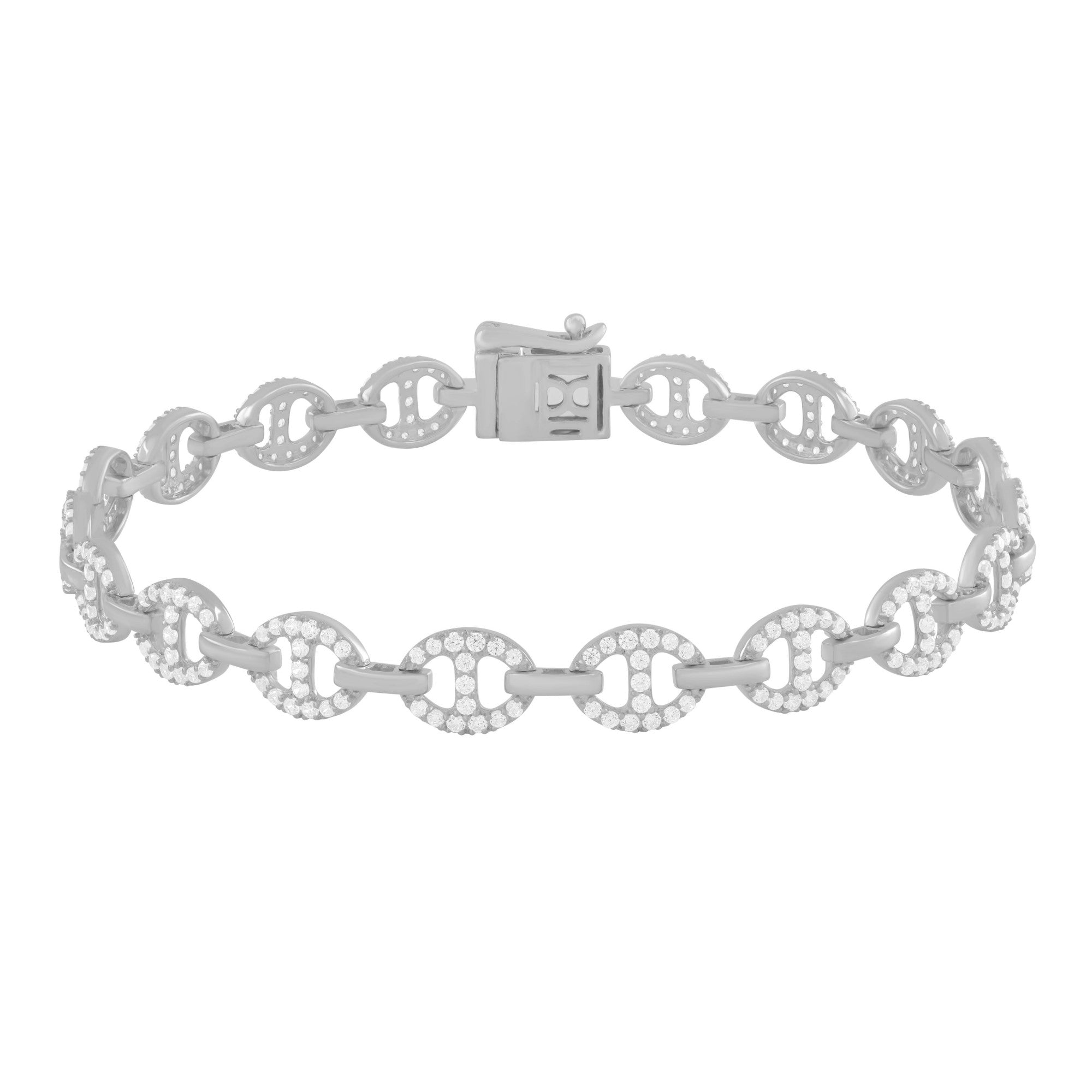 AB156225 - Bracelet 14KW/10G 285RD-1.65CT