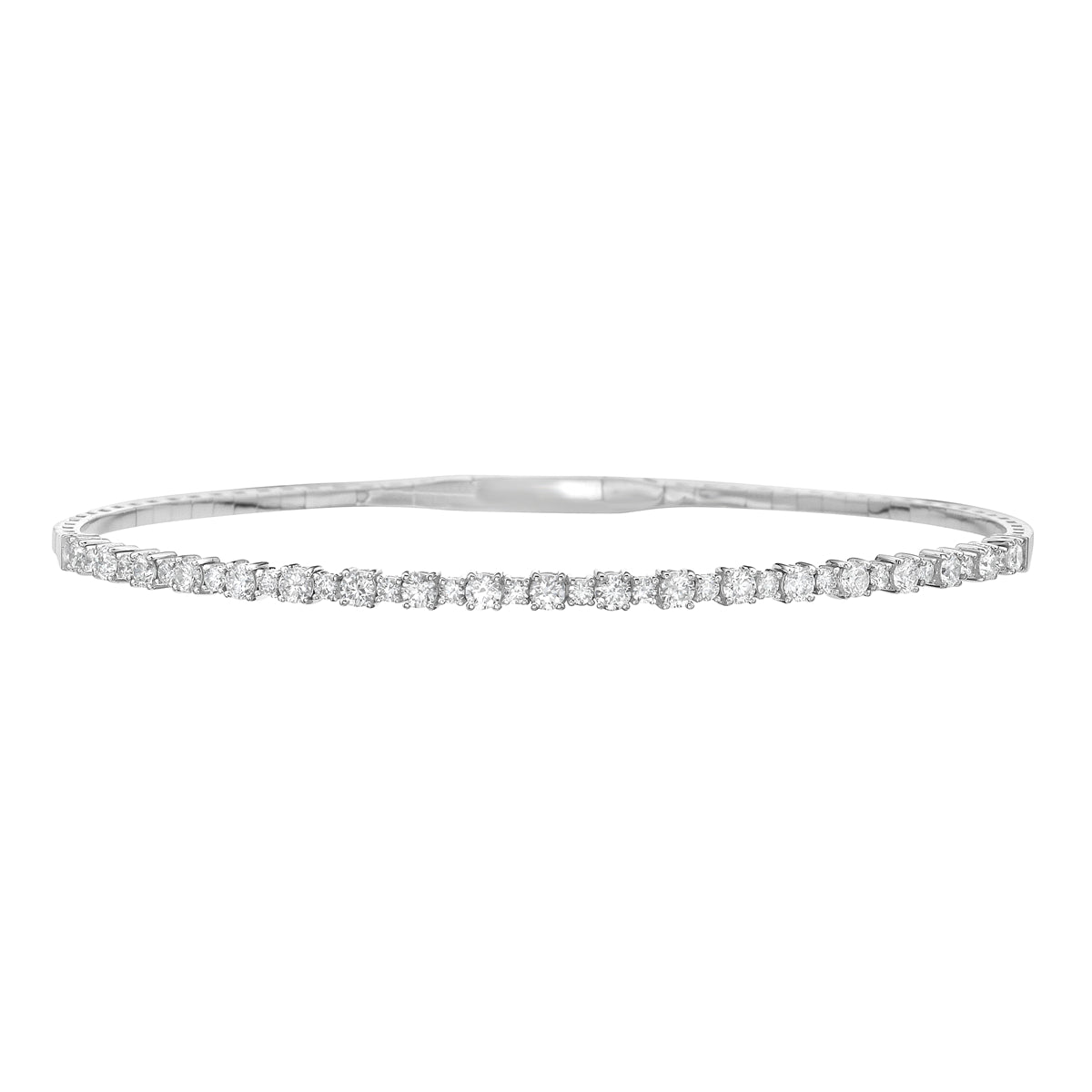 Bangle 14KW/4.9G 19RD-0.77CT 18RD-0.26CT